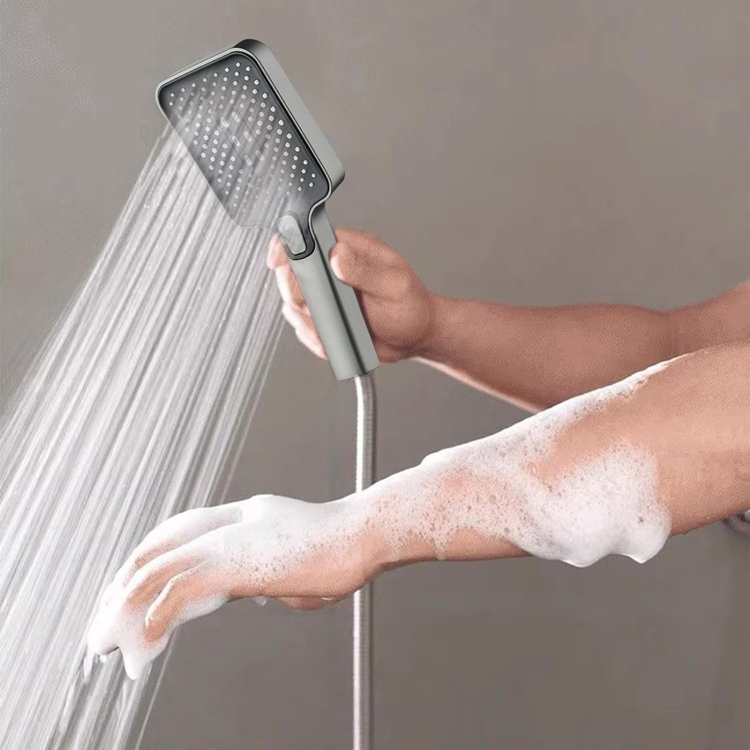 Shower Head, Handheld High Pressure Shower Head, 3 Spray Modes Handheld Shower Powerful Spray Shooting Detachable Easy to Clean for Home, Bathroom Best Deals Return Pallets for Sale #3 - Amazing Gadgets Outlet