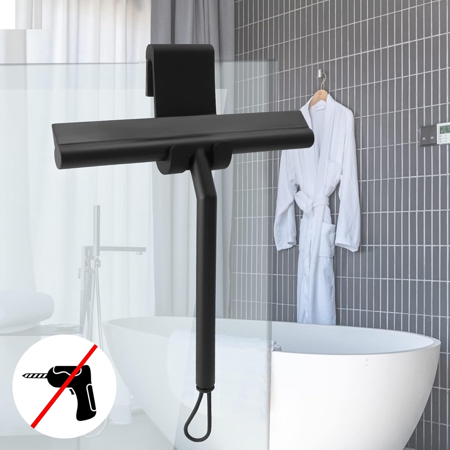 Shower Squeegee,10 Inch Window Glass Scraper Shower Cleaner with Suction Cup Hook,Window Cleaner Shower Squeegee for Bathroom,Car, Mirror, Door, Glass   Import  Single ASIN  Import  Multiple ASIN ×Product customization General Descriptio - Amazing Gadgets Outlet