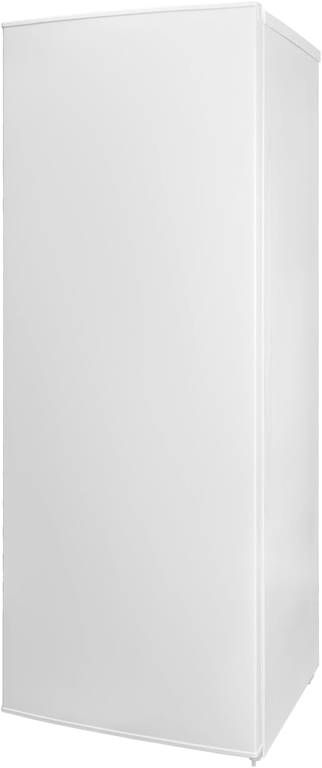 SIA 160 Litre Tall White Freestanding Upright Freezer 6 Large Freezer Drawers, Reversible Door, Adjustable Legs, Adjustable Thermostat, H1440 x W545 x D580, Recessed Door Handle, Noise 41dB SFZ144WH - Amazing Gadgets Outlet