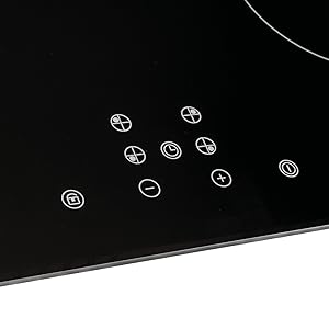 SIA 60cm Black Built - under Oven, Induction Hob And Stainless Steel Cooker Hood - Amazing Gadgets Outlet