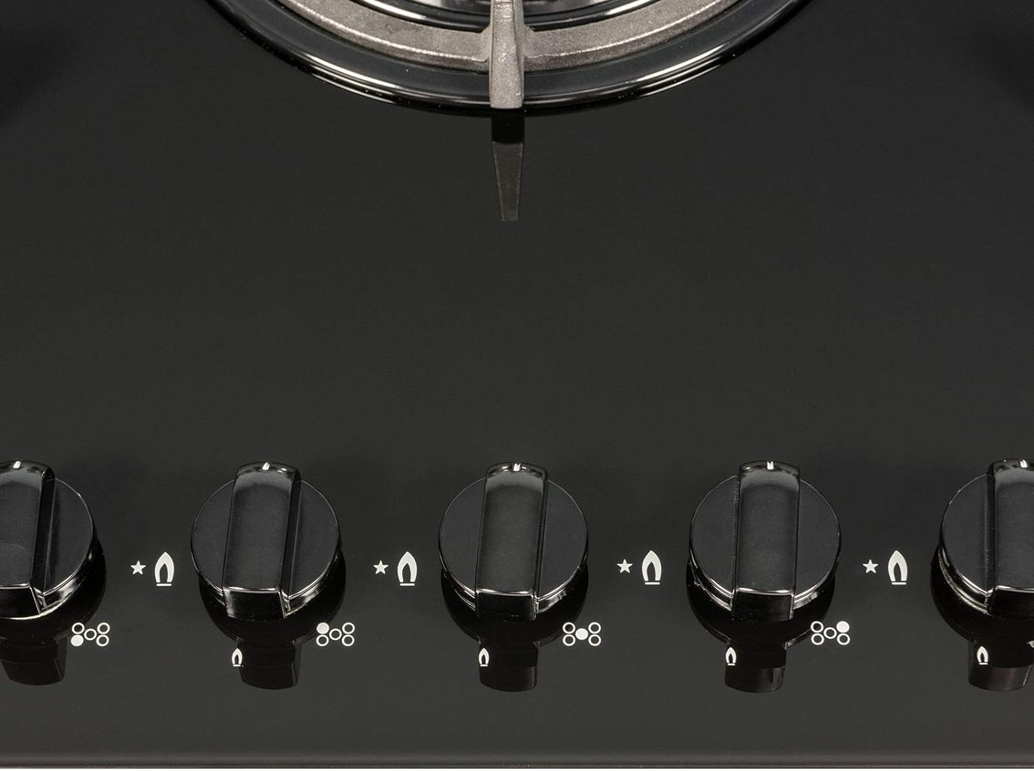 SIA 60cm Built In Double Electric Oven & Black 70cm 5 Burner Gas On Glass Hob - Amazing Gadgets Outlet