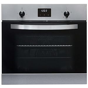 SIA 60cm Stainless Steel Single Electric True Fan Oven, Gas Hob & Extractor Fan - Amazing Gadgets Outlet