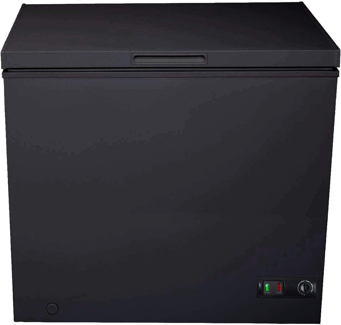 SIA CHF200B - AMZ1 Black Freestanding 201 Litre Large Capacity Chest Freezer, 4* Freezer Rating, 1 Year Manufacturers Guarantee, Aluminium Interior, 7 Temperature Settings, Classic Design - Amazing Gadgets Outlet