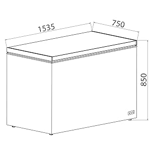 SIA CHF500WH 1.5m 5ft Freestanding White Large Commercial Chest Freezer A+ - Amazing Gadgets Outlet