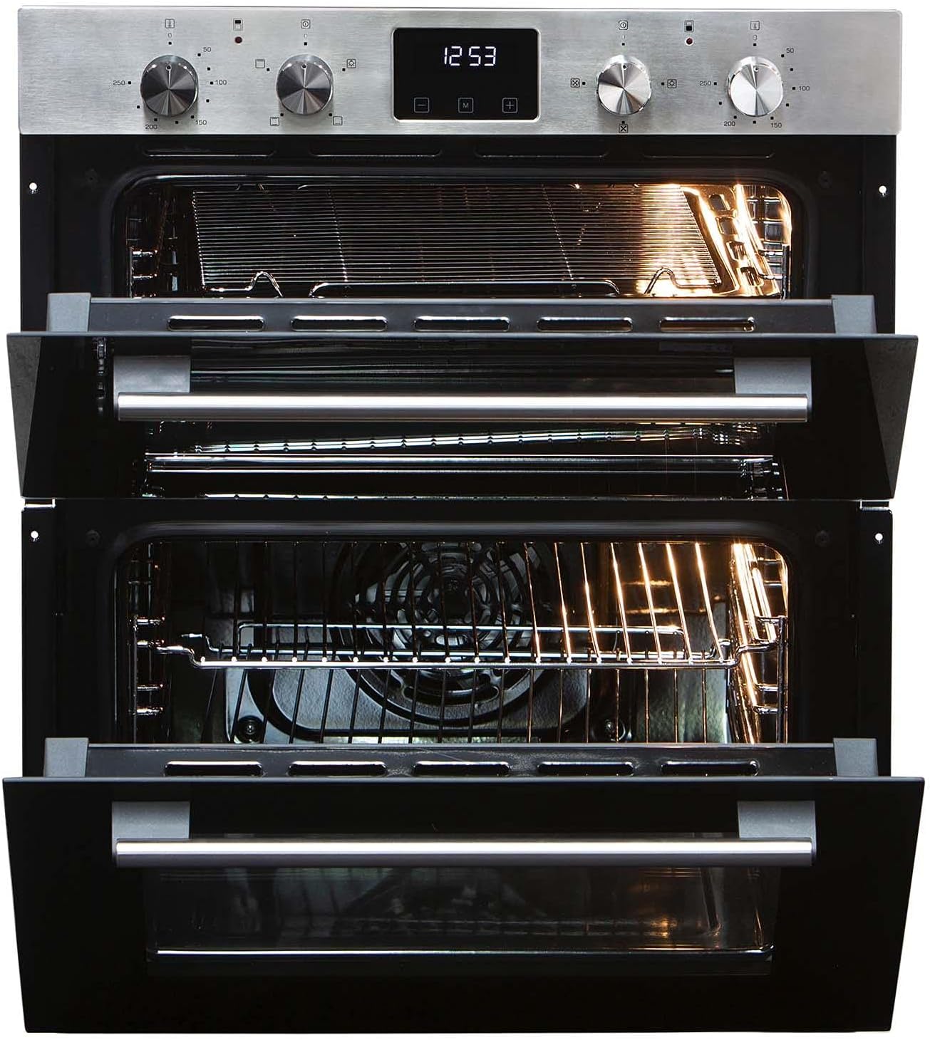 SIA DO111SS 60cm Stainless Steel Built Under Electric Double True Fan Programmable Oven With Digital Display - Amazing Gadgets Outlet