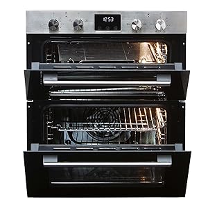 SIA DO111SS 60cm Stainless Steel Built Under Electric Double True Fan Programmable Oven With Digital Display - Amazing Gadgets Outlet