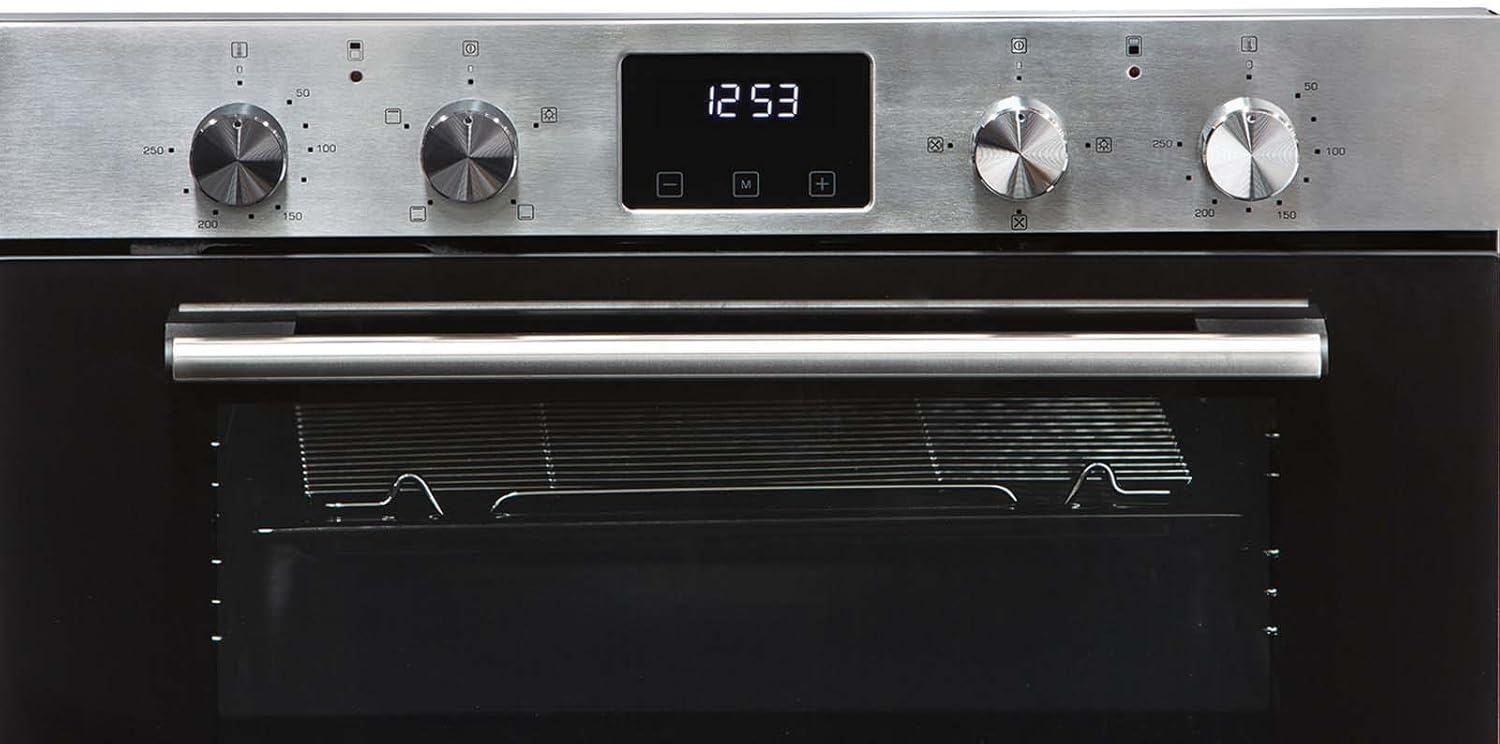 SIA DO111SS 60cm Stainless Steel Built Under Electric Double True Fan Programmable Oven With Digital Display - Amazing Gadgets Outlet