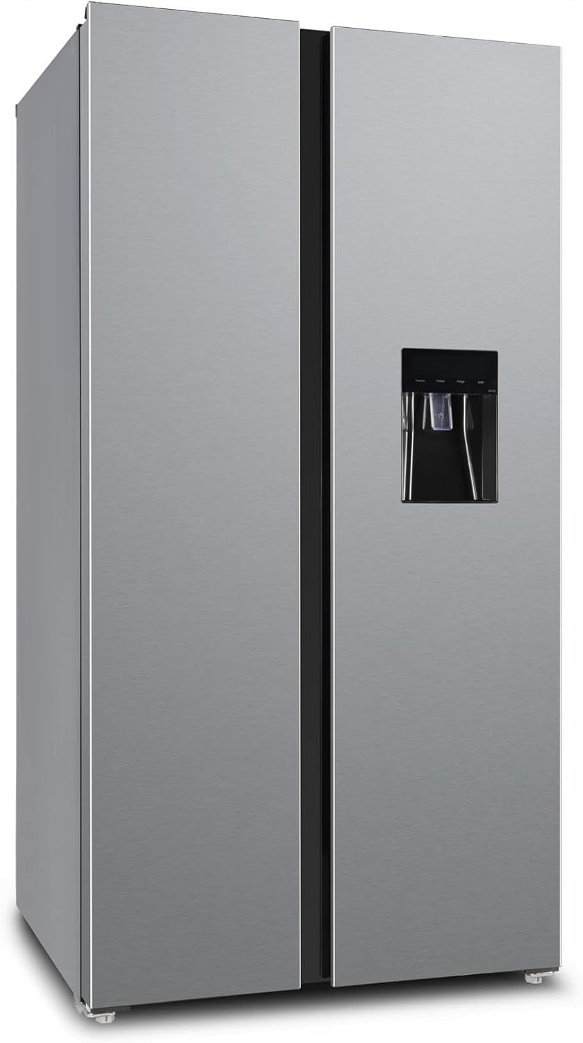 SIA Freestanding 2 Door American Fridge Freezer 627L with Ice & Water Dispenser - Silver   Import  Single ASIN  Import  Multiple ASIN ×Product customization General Description Gallery Reviews Variations Additional details Product Ta - Amazing Gadgets Outlet