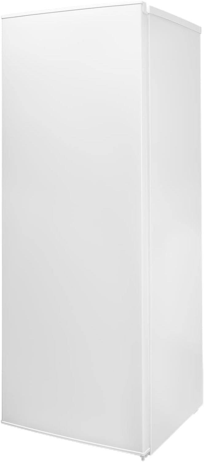 SIA Freestanding White Tall Larder Fridge Single Door 160L Energy F SLF144WH, 4 glass shelves, salad crisper and 3 door compartments. 228L gross storage, noise level 41dB, 2 Year Guarantee - Amazing Gadgets Outlet