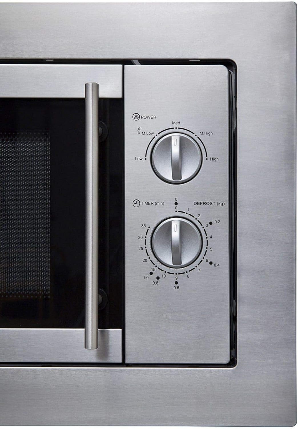 SIA Integrated Microwave Oven, 20L Stainless Steel Built In - BIM10SS - Amazing Gadgets Outlet