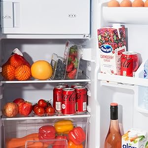 SIA LFIWH 48cm White Free Standing Under Counter Fridge With 3* Ice Box - Amazing Gadgets Outlet