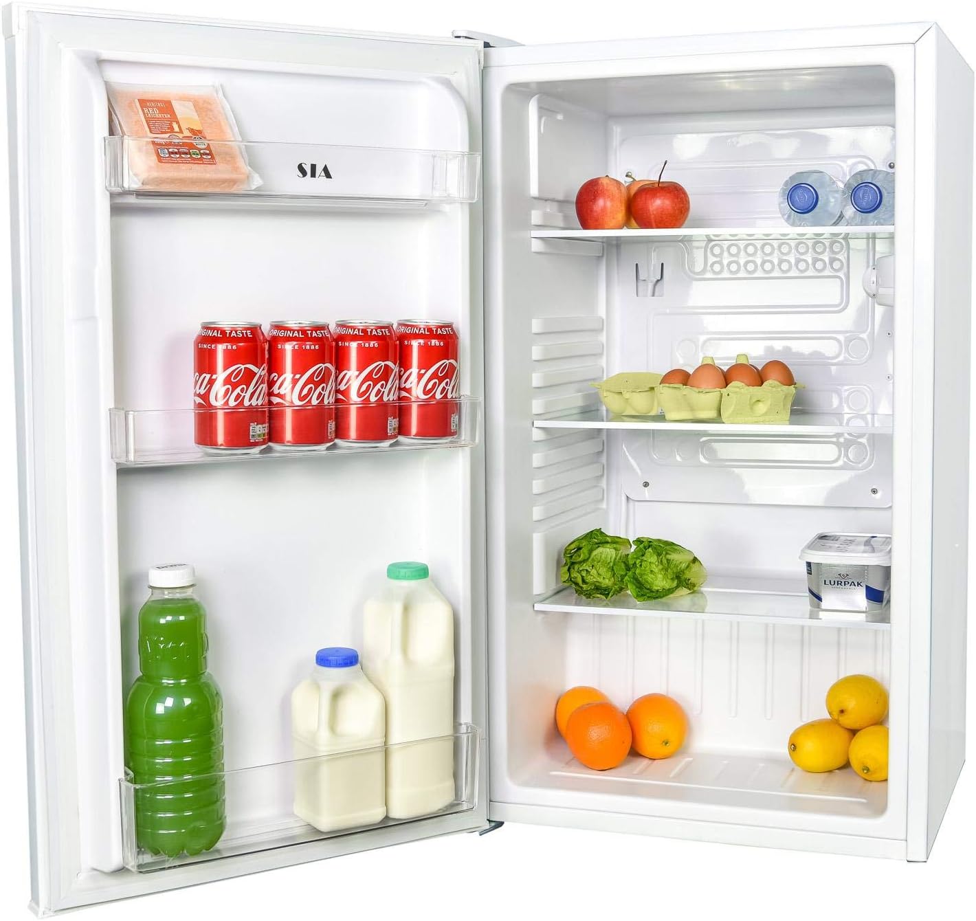 SIA LFS01WH 48cm White Freestanding 91L Under Counter Larder Fridge - Amazing Gadgets Outlet