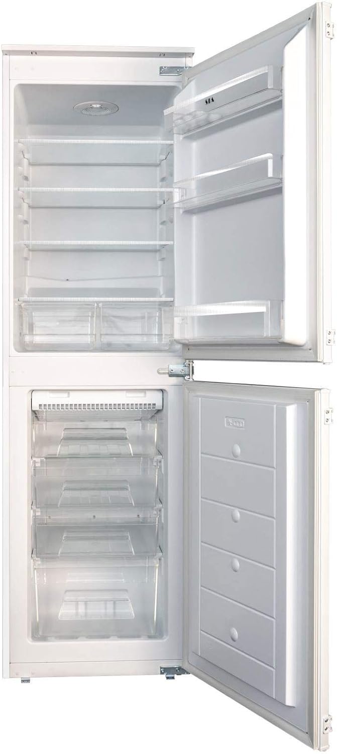 SIA RFF102 50/50 Integrated White Built In Frost Free Fridge Freezer - Amazing Gadgets Outlet
