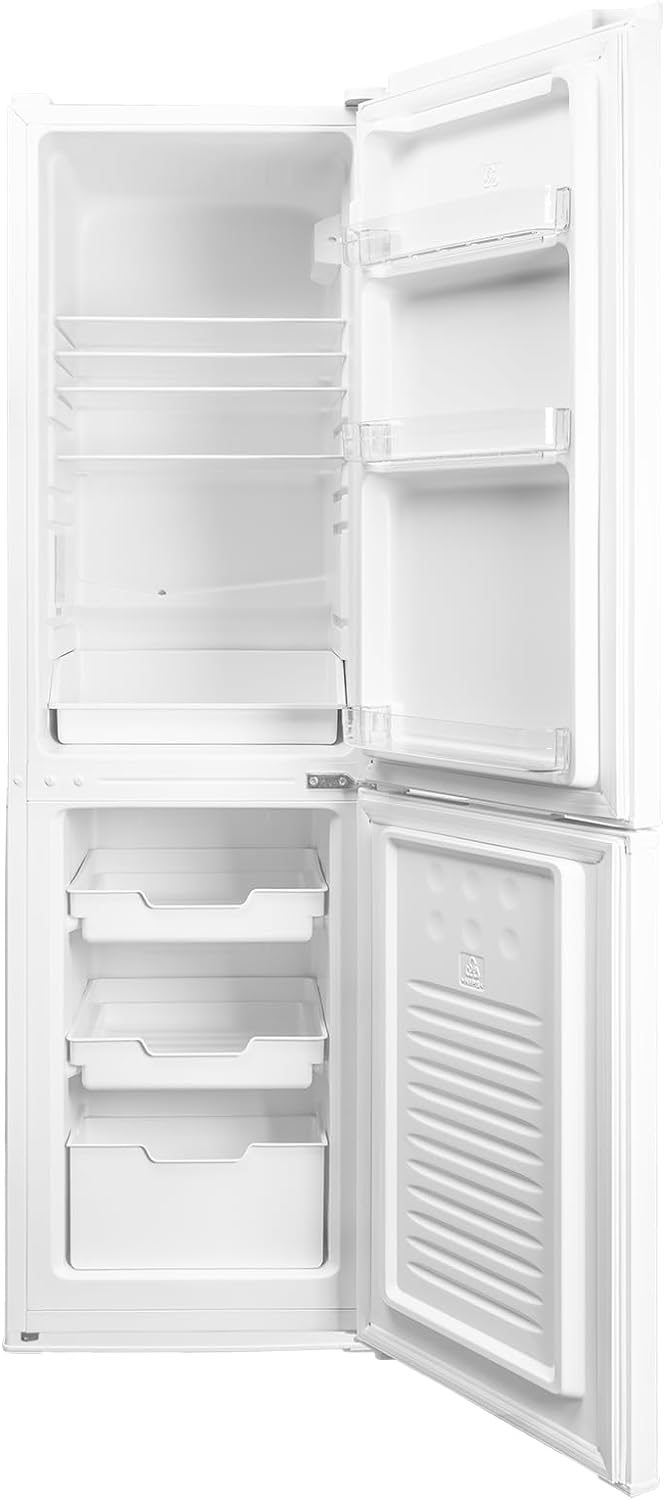 SIA SFF1570W Freestanding stylish white combi fridge freezer 182L capacity, 3 shelves, 3 freezer compartments, reversible door, adjustable legs, W474 x D528 x H1570, 2 Year Manufacturers Guarantee   Import  Single ASIN  Import  Multiple ASIN ×Pro - Amazing Gadgets Outlet