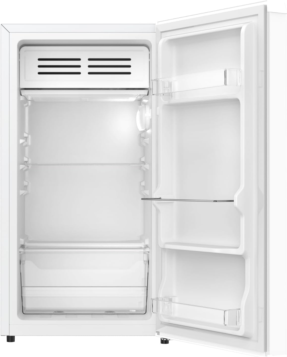 SIA SFR44WE 83L White Freestanding Under Counter Fridge With Ice Box, 2 Glass Shelves, Interior Light, E Energy Rating, 2 Year Manufacturer Warranty - Amazing Gadgets Outlet
