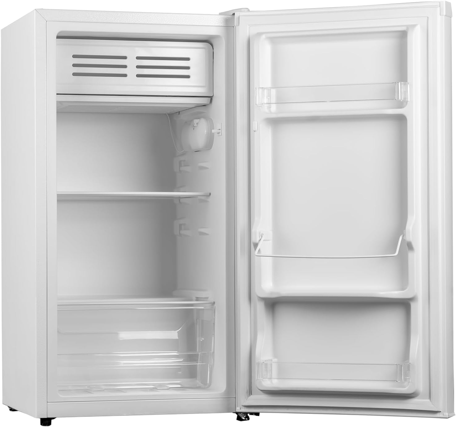 SIA SFR44WE 83L White Freestanding Under Counter Fridge With Ice Box, 2 Glass Shelves, Interior Light, E Energy Rating, 2 Year Manufacturer Warranty - Amazing Gadgets Outlet