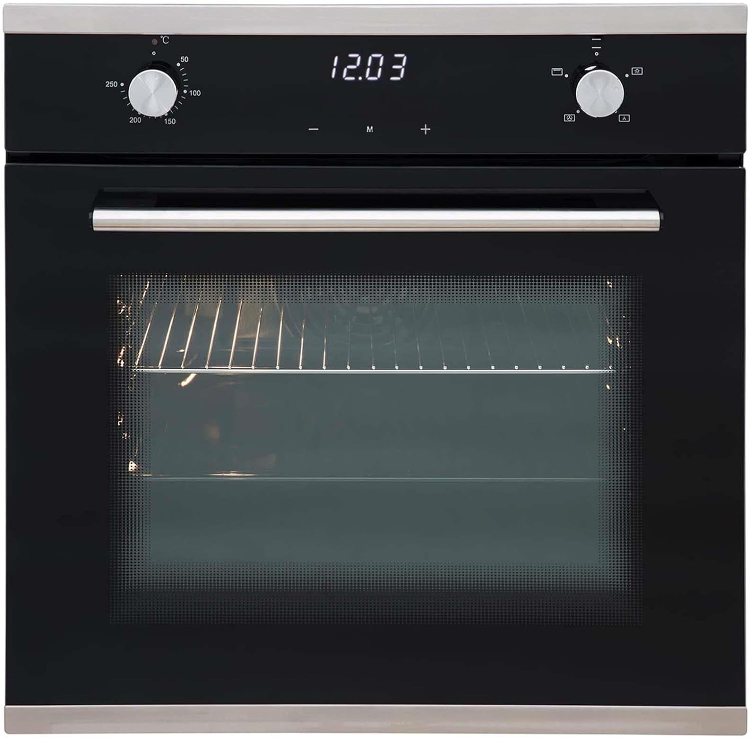 SIA SO103 60cm Black Built In Touch Control Single Electric True Fan Oven - Amazing Gadgets Outlet