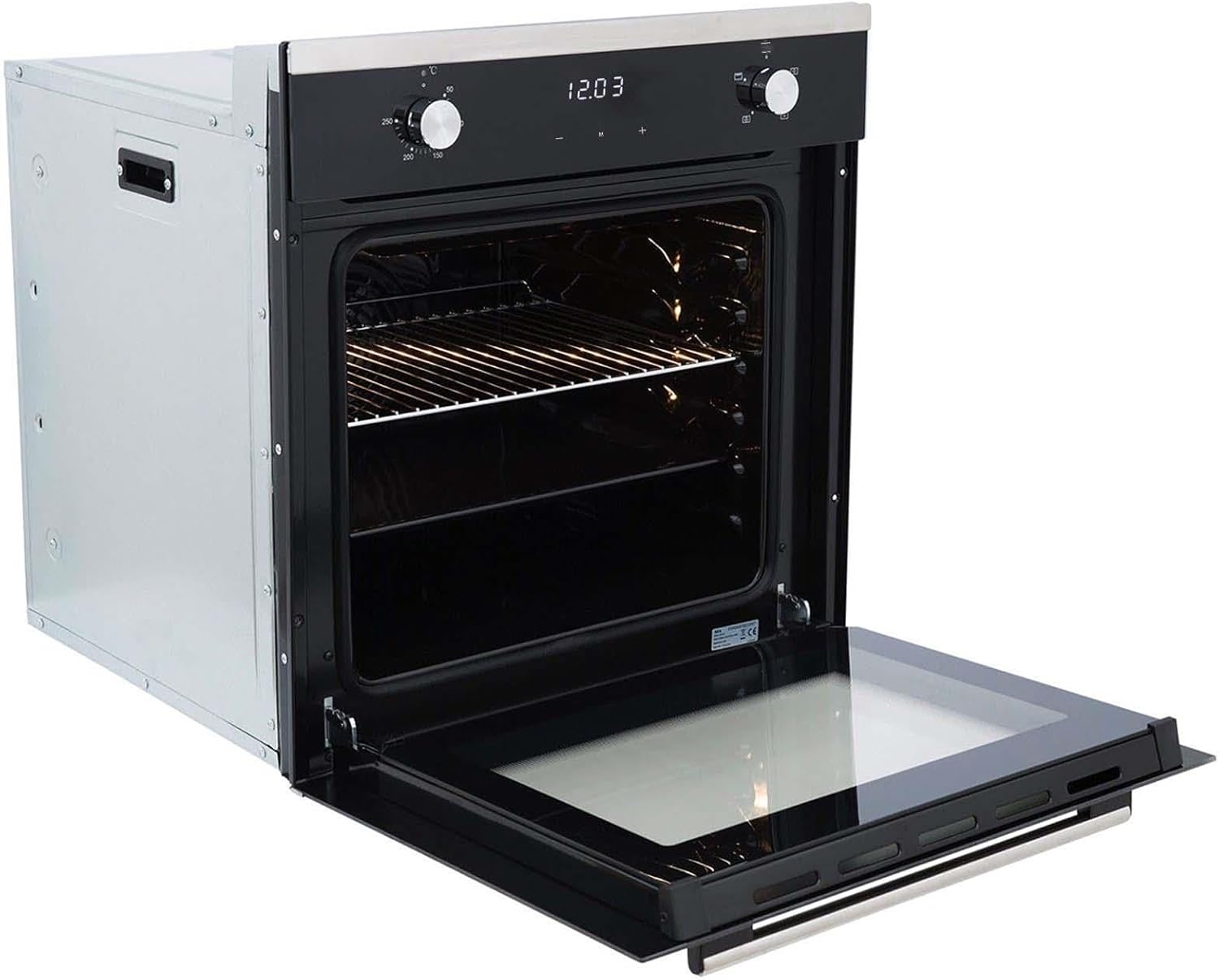 SIA SO103 60cm Black Built In Touch Control Single Electric True Fan Oven - Amazing Gadgets Outlet