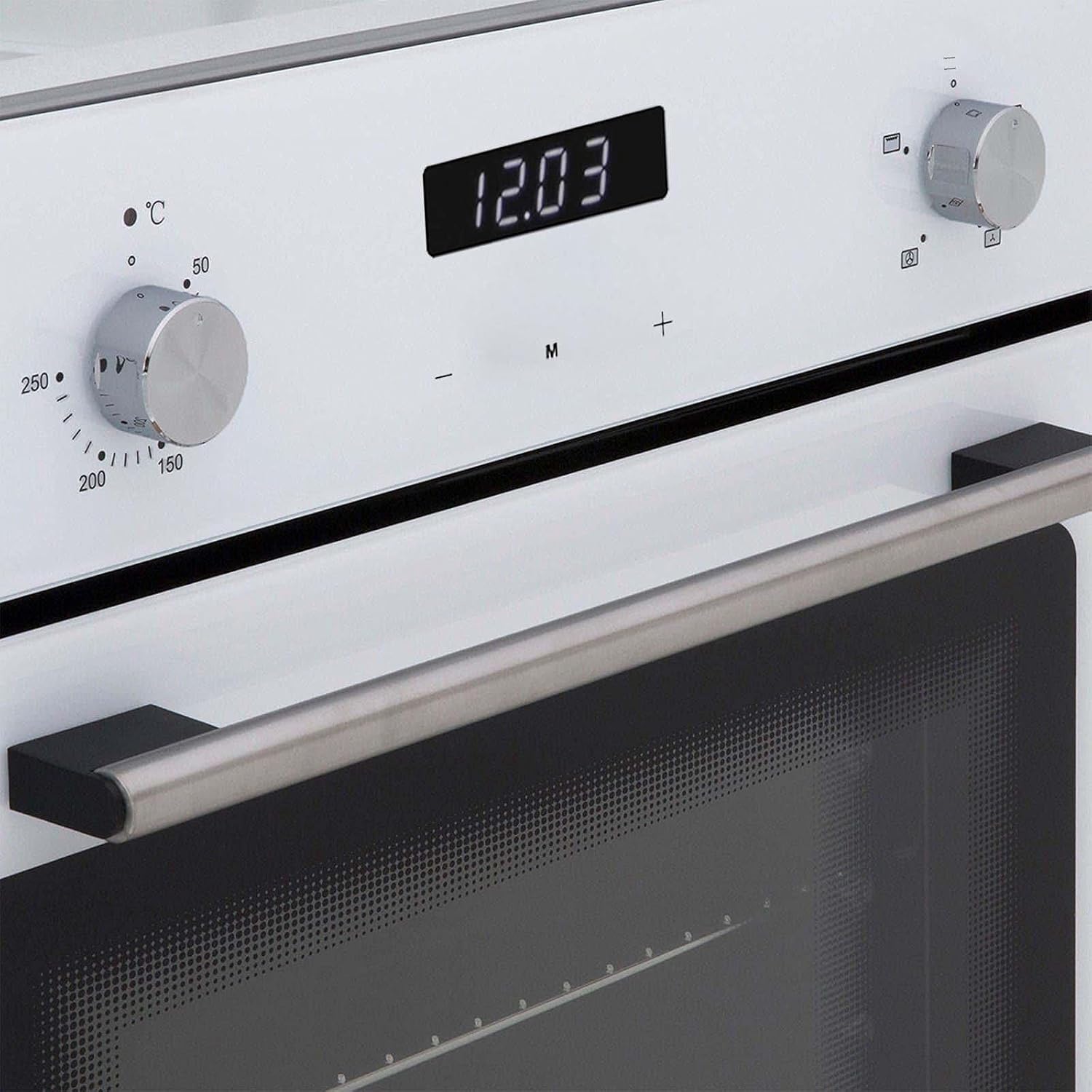 SIA SO103WH 60cm White Built In Single Electric True Fan Oven With Digital Timer - Amazing Gadgets Outlet