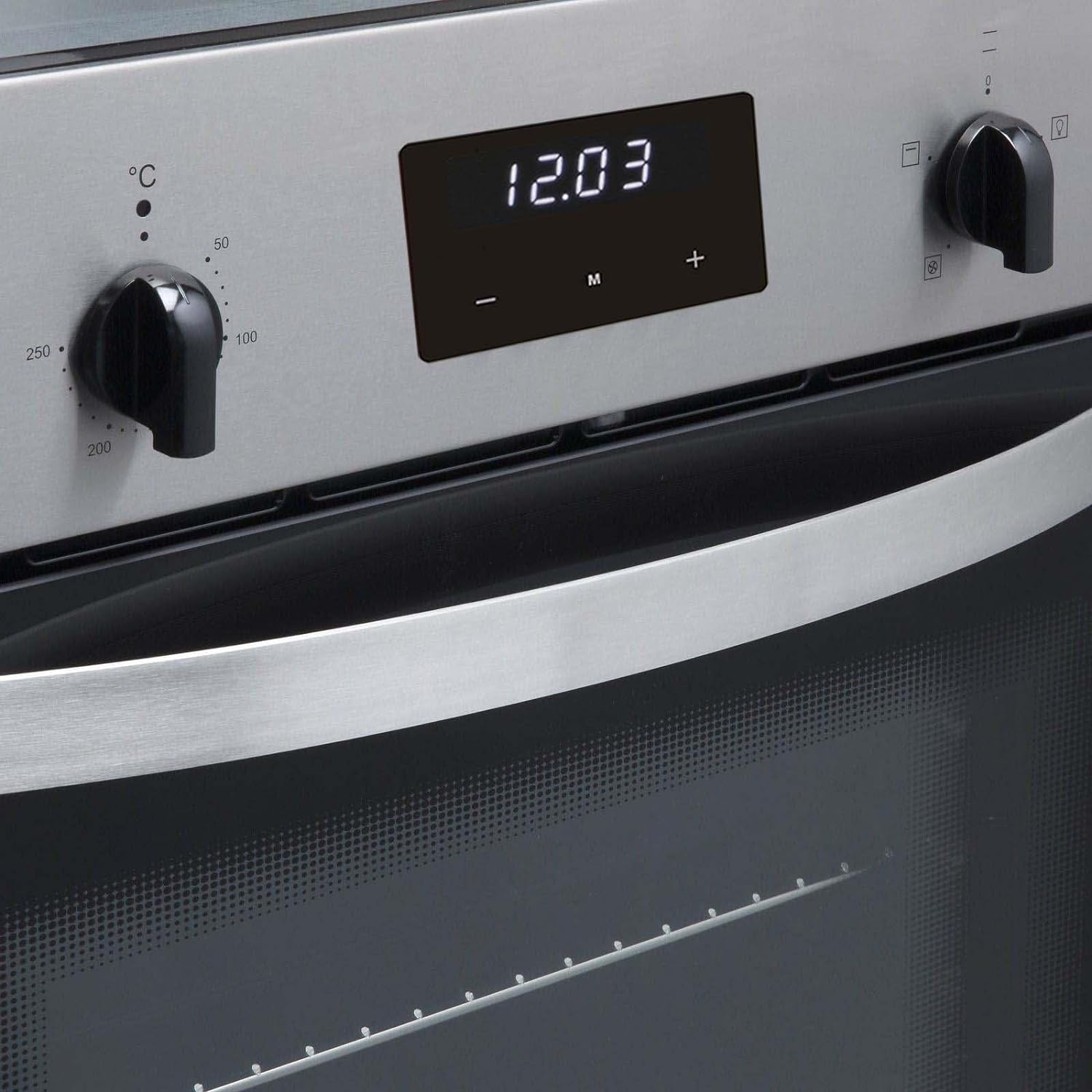 SIA SO112SS 60cm Stainless Steel Built in Digital Single Electric True Fan Oven - Amazing Gadgets Outlet