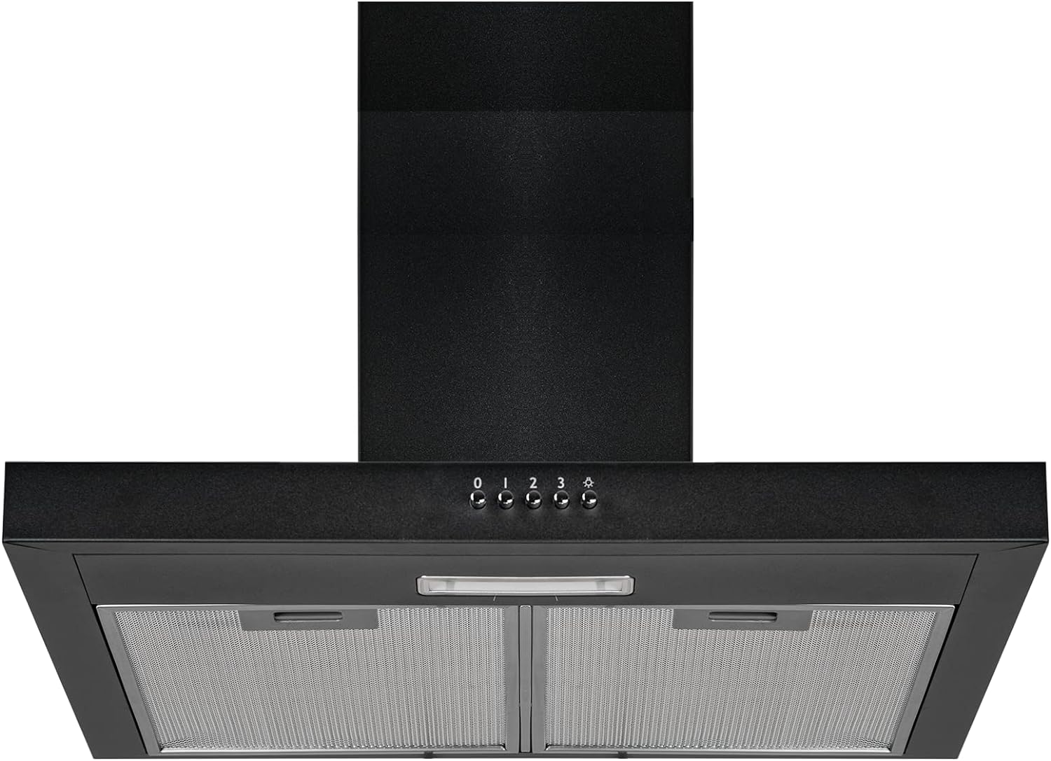 SIA TBC60BL COOKER HOOD 60cm LED Lighting - Black, Low Noise Operation, 3 Speeds, Push Button Control, Washable Grease Filters - Amazing Gadgets Outlet