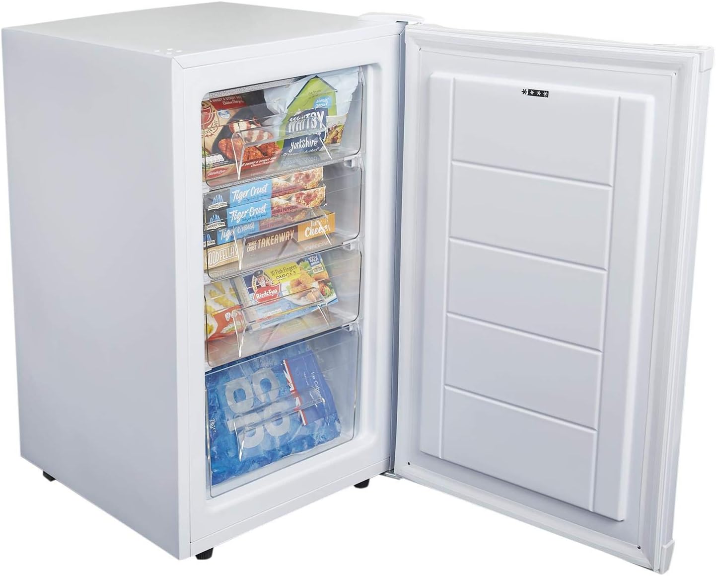 SIA UCF50WH 50cm White Freestanding Under Counter Freezer 80L - Amazing Gadgets Outlet
