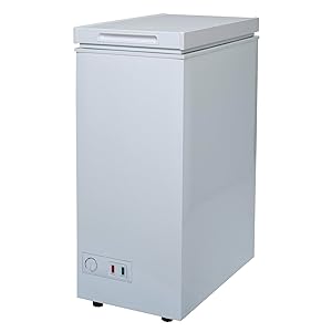 SIA White 36cm Compact Chest Freezer For Caravans, Mobile Home, Camper van, Boat - Amazing Gadgets Outlet