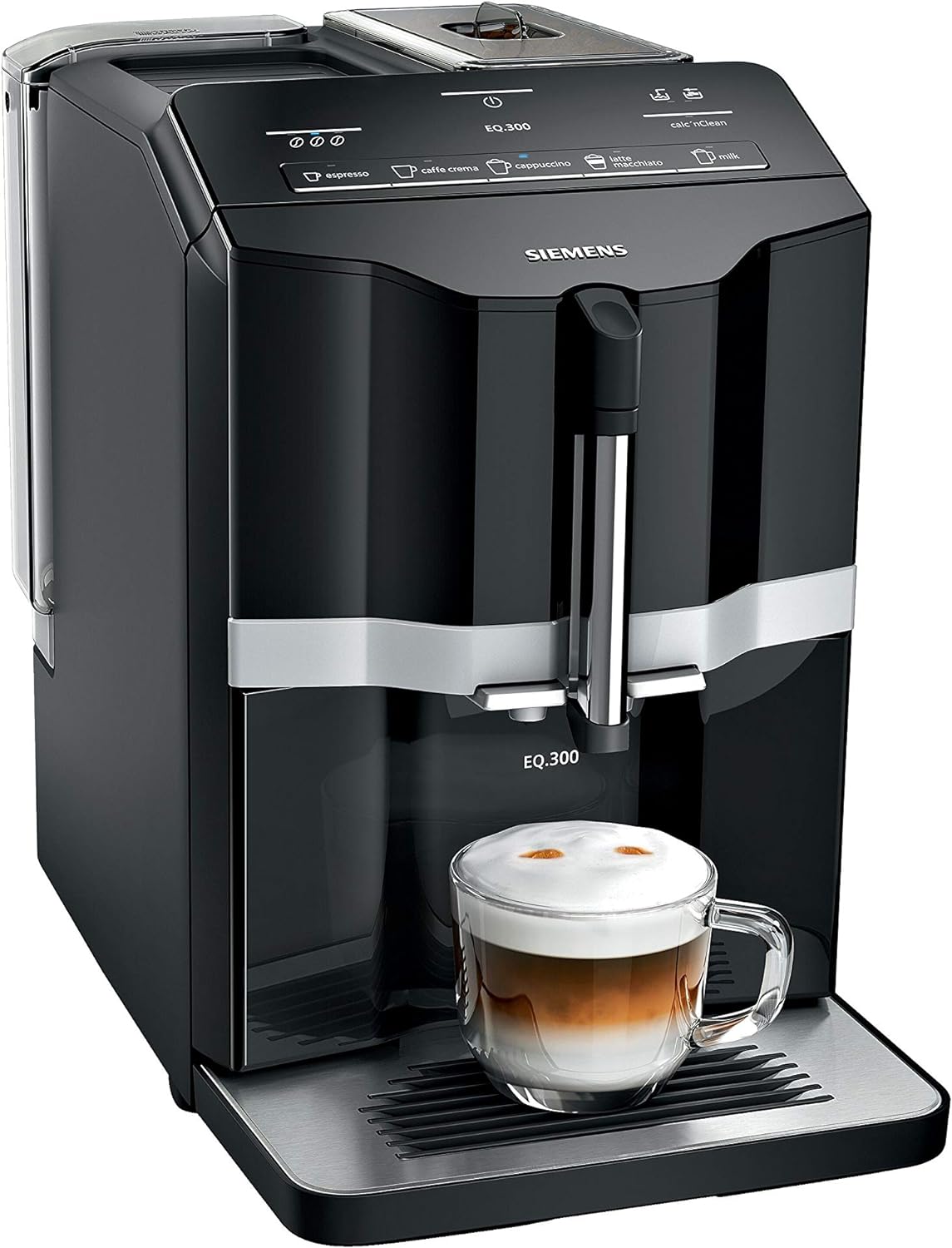 Siemens TI351209GB EQ.300 Bean to Cup Fully Automatic Freestanding Coffee Machine - Black - Amazing Gadgets Outlet