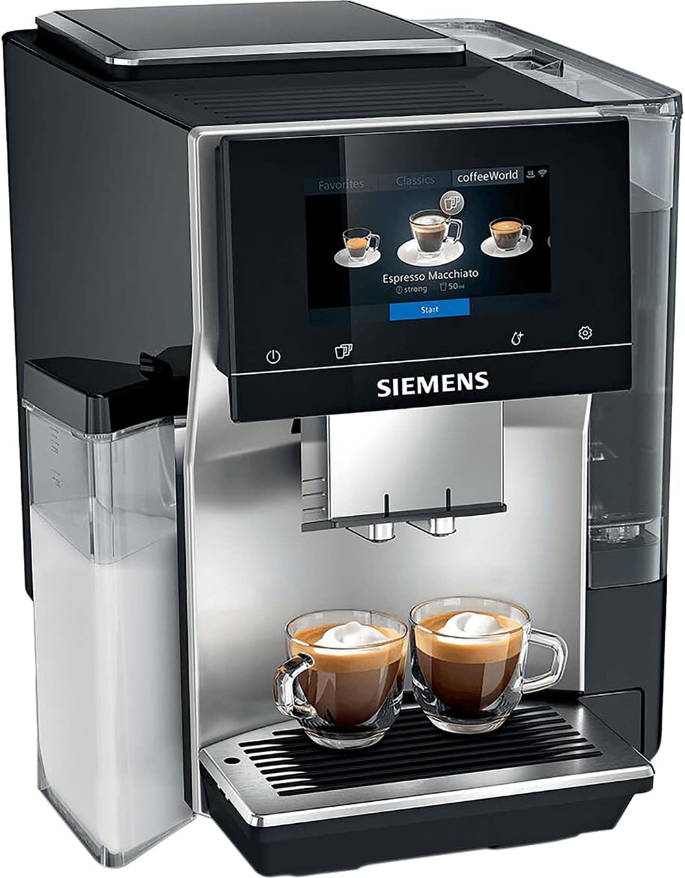 Siemens TP705GB1 EQ700 Home Connect Bean to Cup Fully Automatic Freestanding Coffee Machine - Anthracite - Amazing Gadgets Outlet