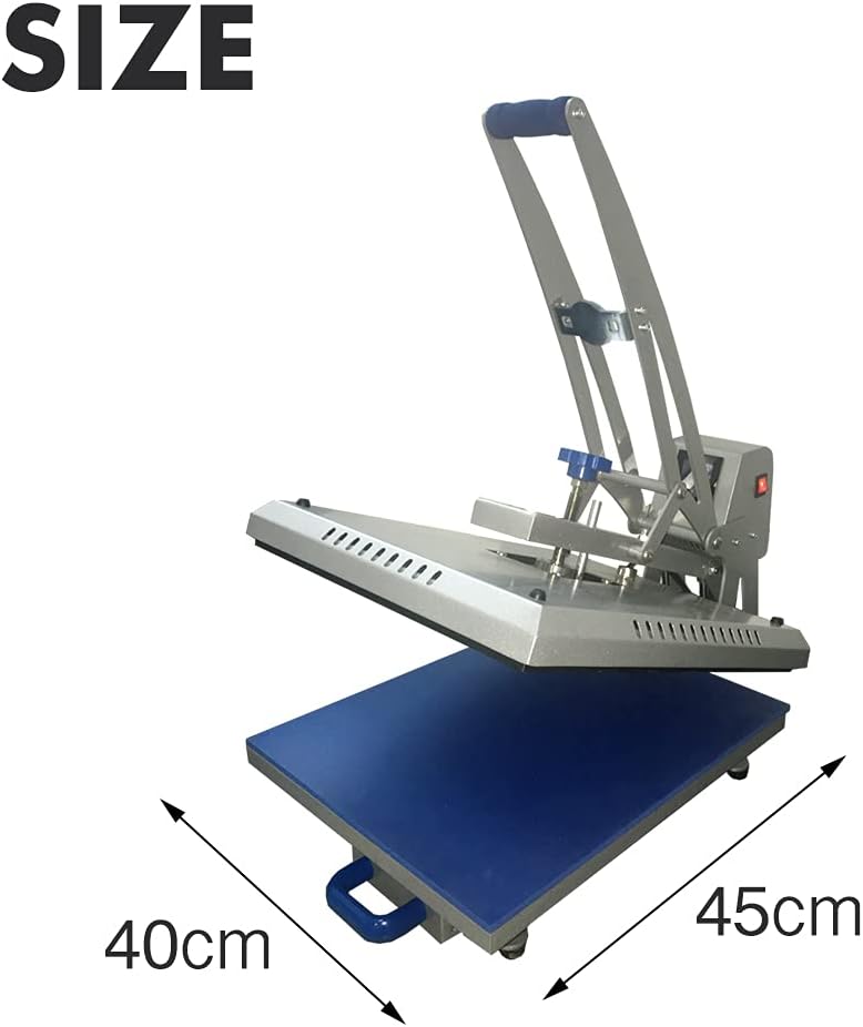 Signzworld Heat Press Machine with Auto Open Semi Automatic Drawer Out for T Shirt, Cushion Cover, Rock Slates Sublimation Printing Machine Slide - Out CH1702 40x50cm - Amazing Gadgets Outlet