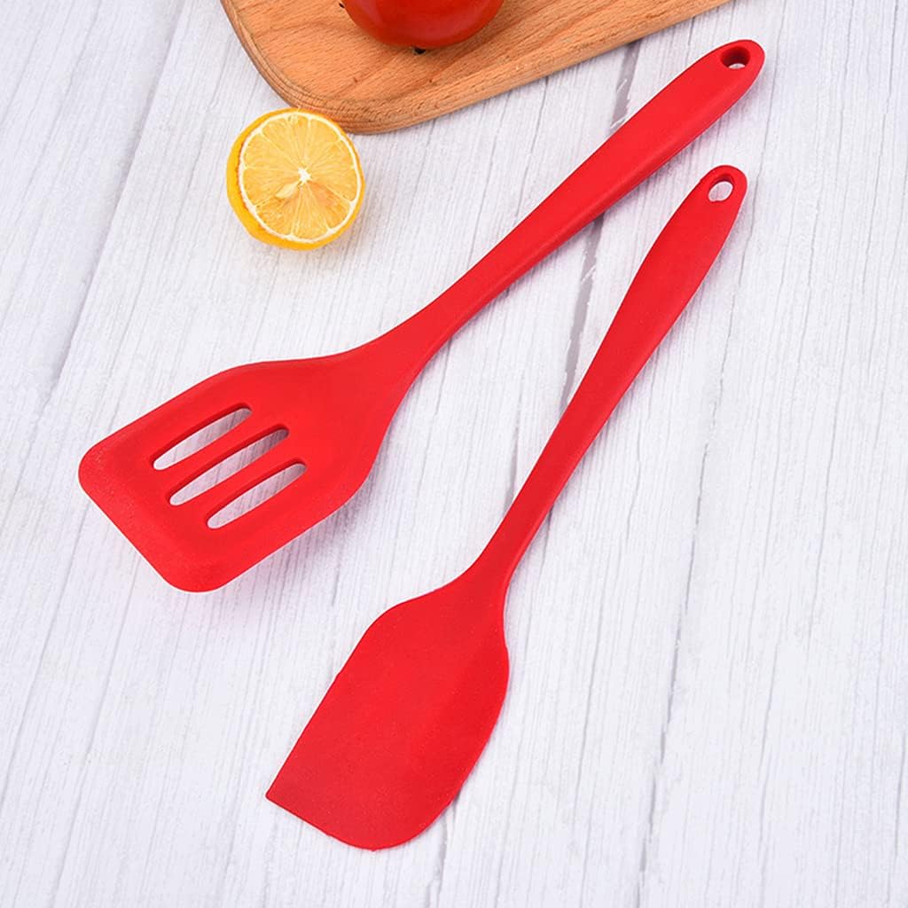 Silicone Kitchen Utensils Set for Cooking and Baking 5 Pieces Cooking Utensils Set Heat Resistant Non - Stick Kitchen Tool Kitchen Cookware Sets Clearance - Amazing Gadgets Outlet