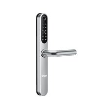 Simpled Double - Side Weatherproof Smart Lock Touch, 7 - in - 1, Fingerprint Keyless Security Entry Door Lock, Bluetooth Electronic Deadbolt, Smartphone Access - Designed for The UK Weather, Silver - Amazing Gadgets Outlet