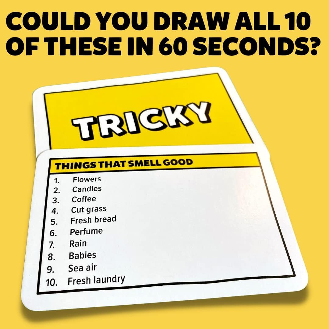 Six Second Scribbles: The frantically fast and fantastically fun drawing game | A family friendly party game for children, teens and adults (Six Second Scribbles) - Amazing Gadgets Outlet