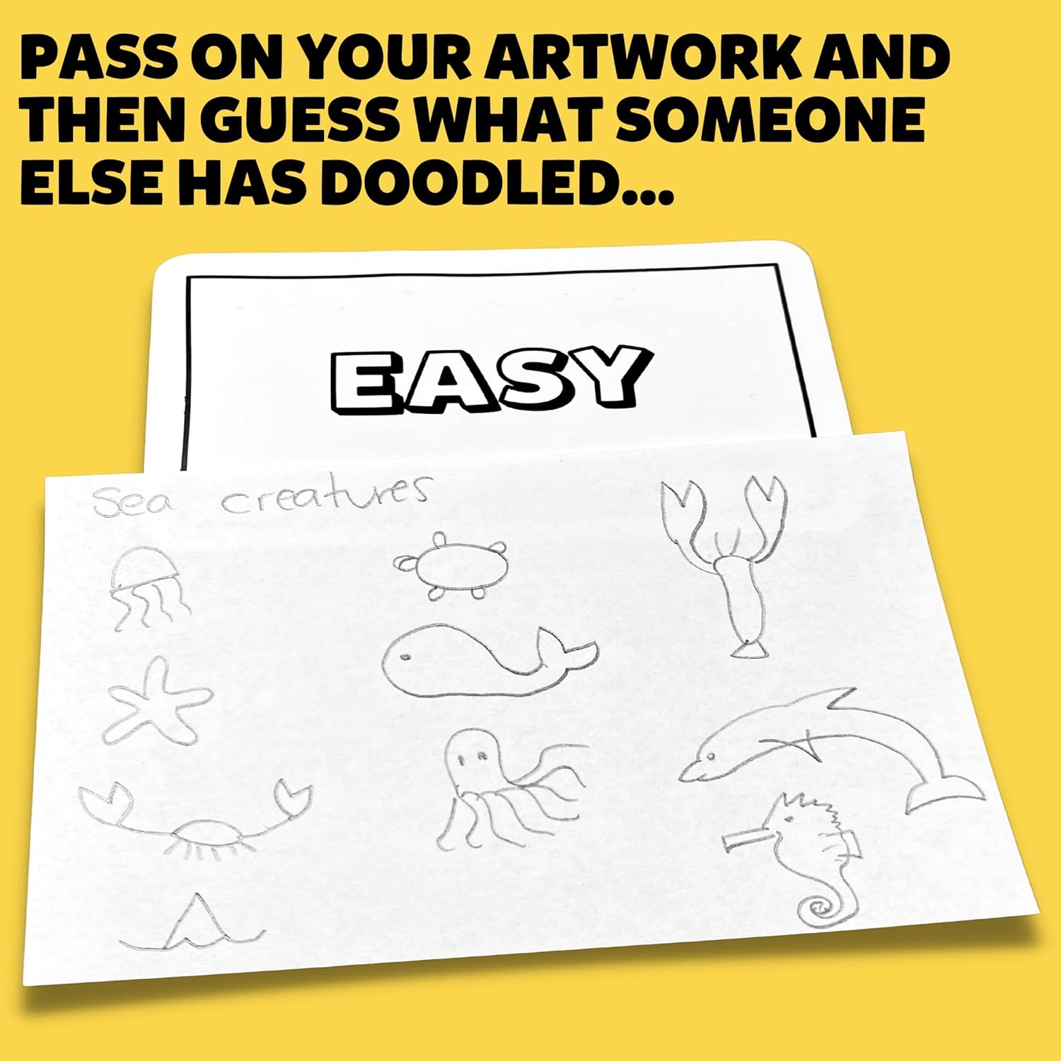 Six Second Scribbles: The frantically fast and fantastically fun drawing game | A family friendly party game for children, teens and adults (Six Second Scribbles) - Amazing Gadgets Outlet