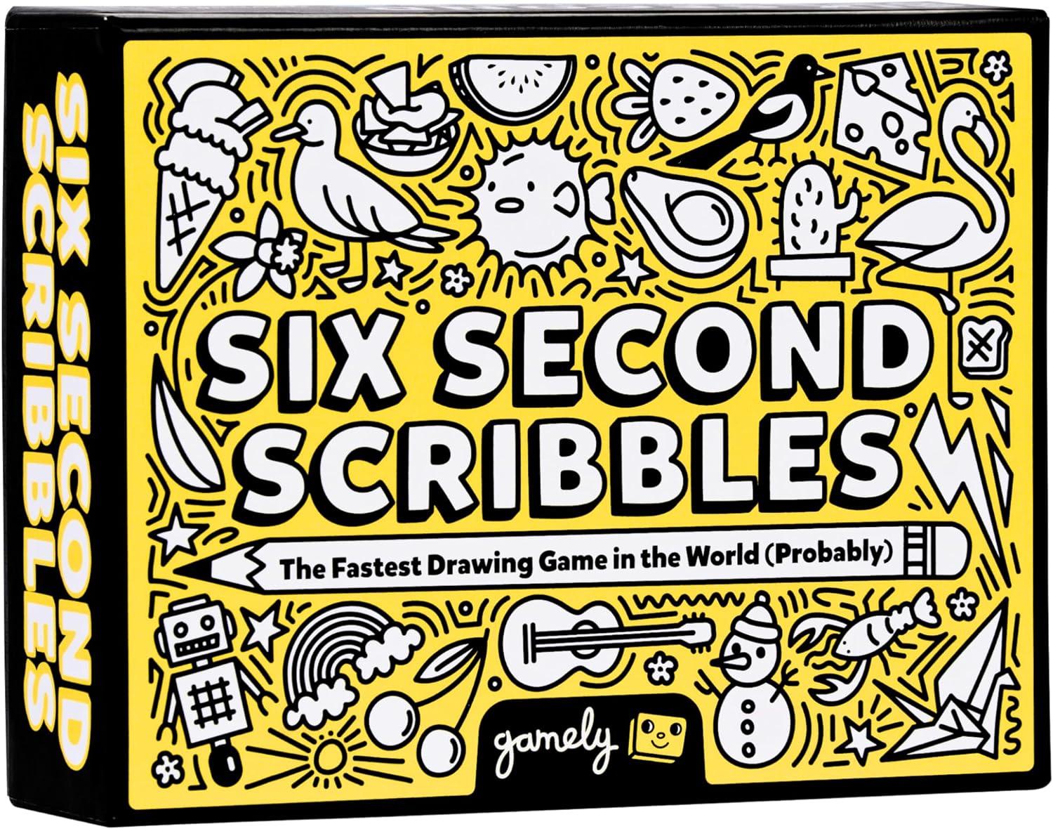 Six Second Scribbles: The frantically fast and fantastically fun drawing game | A family friendly party game for children, teens and adults (Six Second Scribbles) - Amazing Gadgets Outlet