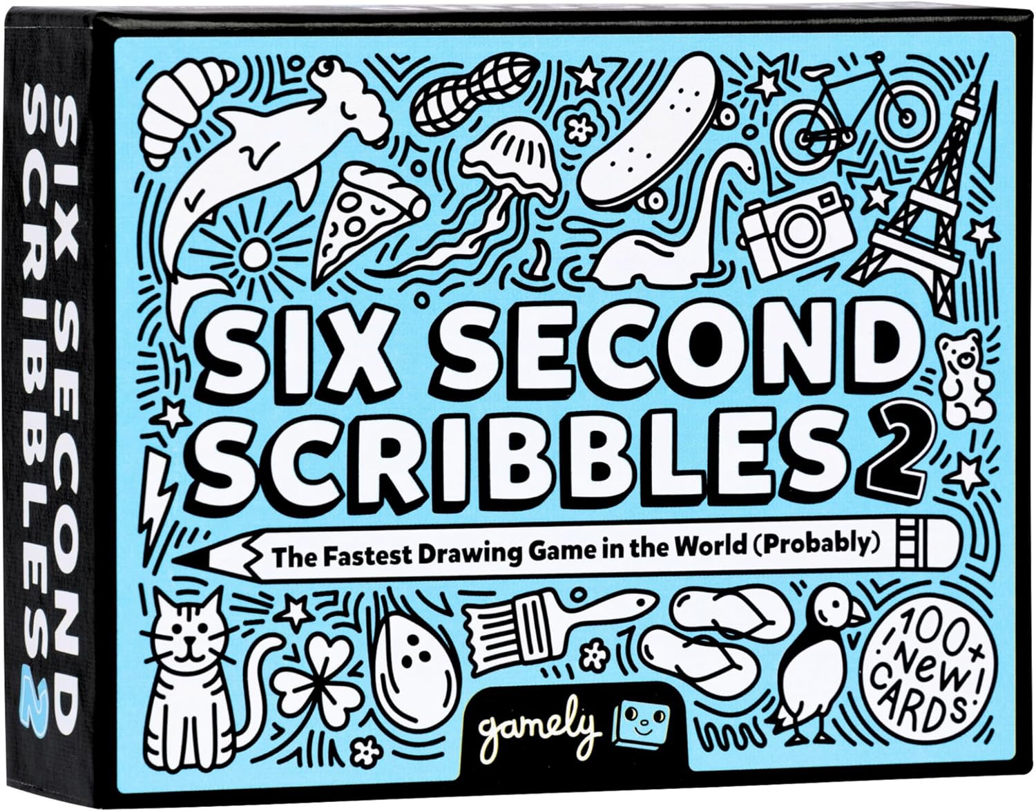 Six Second Scribbles: The frantically fast and fantastically fun drawing game | A family friendly party game for children, teens and adults (Six Second Scribbles) - Amazing Gadgets Outlet