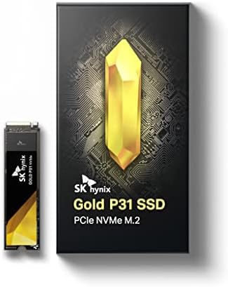 SK Hynix Gold P31 500GB PCIe NVMe Gen3 M.2 2280 Internal SSD | Up to 3500MB/S | Compact M.2 SSD Form Factor SSD | Internal Solid State Drive with 128 - Layer NAND Flash - Amazing Gadgets Outlet