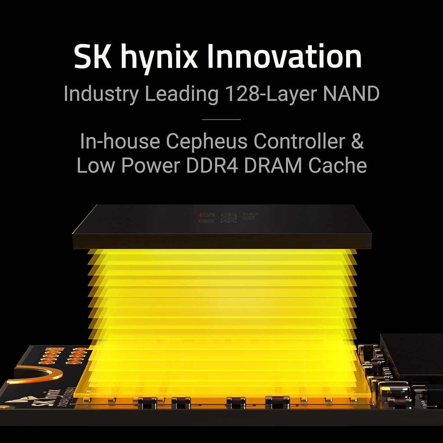 SK Hynix Gold P31 500GB PCIe NVMe Gen3 M.2 2280 Internal SSD | Up to 3500MB/S | Compact M.2 SSD Form Factor SSD | Internal Solid State Drive with 128 - Layer NAND Flash - Amazing Gadgets Outlet