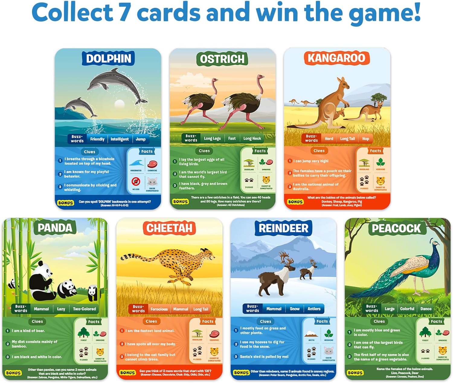 Skillmatics Card Game - Guess in 10 Animal Planet, Perfect for Boys, Girls, Kids, and Families Who Love Toys, Board Games, Gifts for Ages 6, 7, 8, 9 - Amazing Gadgets Outlet