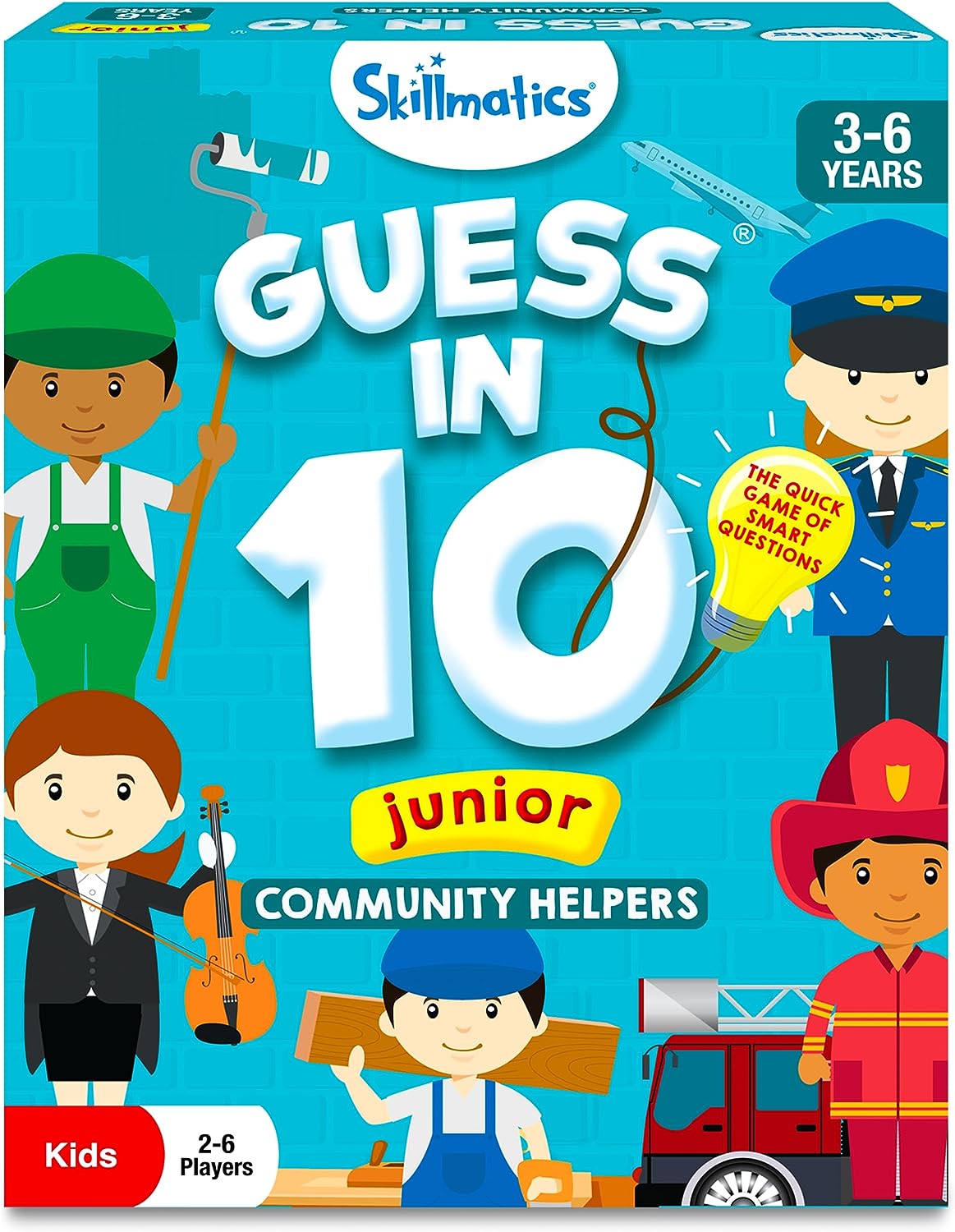 Skillmatics Card Game - Guess in 10 Animal Planet, Perfect for Boys, Girls, Kids, and Families Who Love Toys, Board Games, Gifts for Ages 6, 7, 8, 9 - Amazing Gadgets Outlet