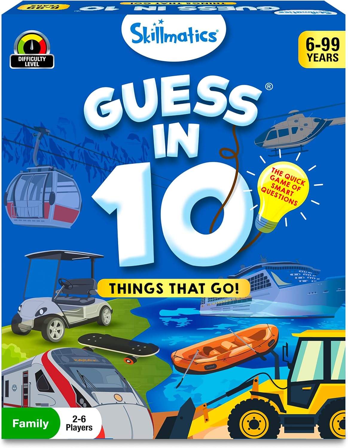 Skillmatics Card Game - Guess in 10 Animal Planet, Perfect for Boys, Girls, Kids, and Families Who Love Toys, Board Games, Gifts for Ages 6, 7, 8, 9 - Amazing Gadgets Outlet