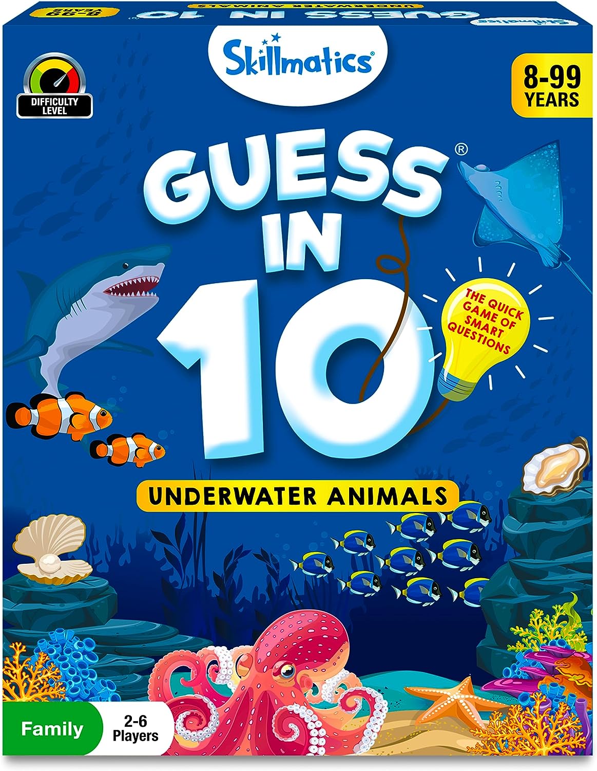 Skillmatics Card Game - Guess in 10 Animal Planet, Perfect for Boys, Girls, Kids, and Families Who Love Toys, Board Games, Gifts for Ages 6, 7, 8, 9 - Amazing Gadgets Outlet