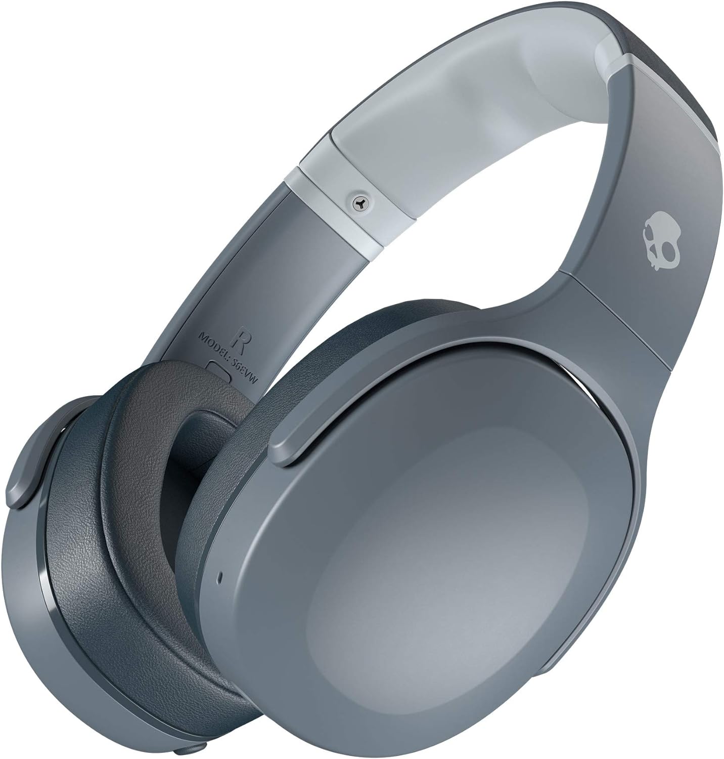 Skullcandy Crusher Evo Over - Ear Wireless Headphones with Sensory Bass, 40 Hr Battery, Microphone, Works with iPhone Android and Bluetooth Devices - Grey - Amazing Gadgets Outlet