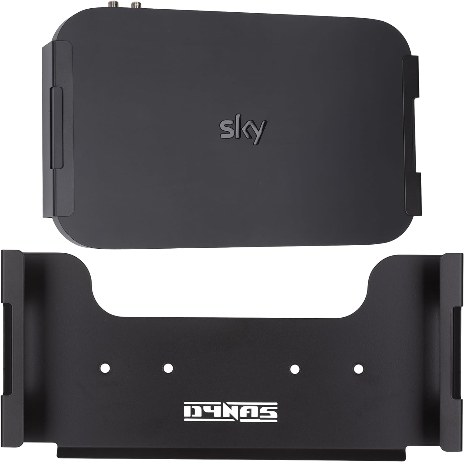 Sky Q Box Wall Mount for 32B1 Model by Dynas: Premium Steel Sky Q Wall Mount Bracket, Ideal Sky Box Wall Mount Behind TV, Enhances Space and Airflow, Fits 32B1 2TB Model ONLY, Made in the UK - Amazing Gadgets Outlet