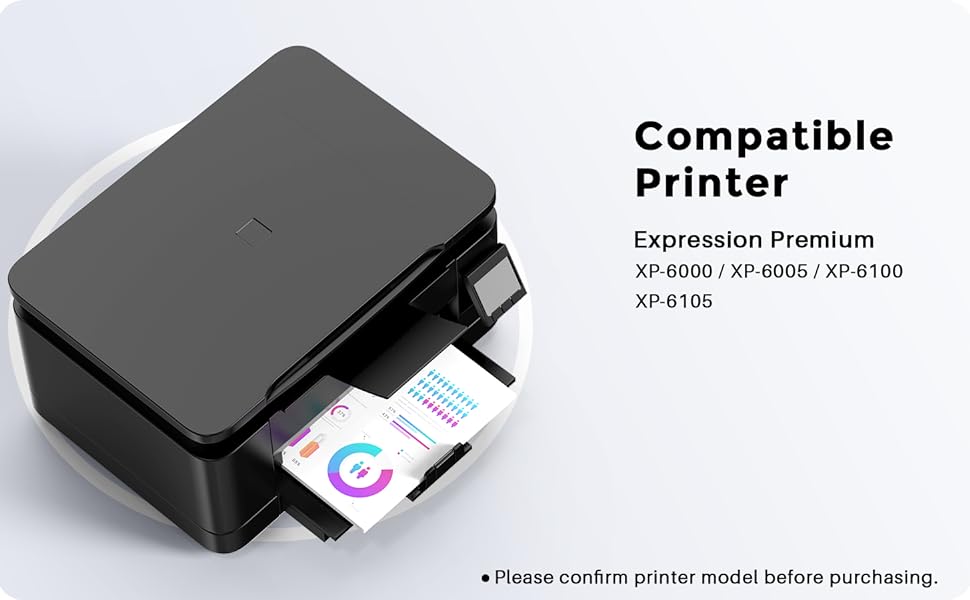 Skydo 202XL ink cartridge Black (550 pages, High yield) Compatible for Epson 202 XL Black for XP - 6100 XP - 6105 XP - 6000 XP - 6005 XP - 6001 Printer (With Latest Chip, 2 - Black) - Amazing Gadgets Outlet