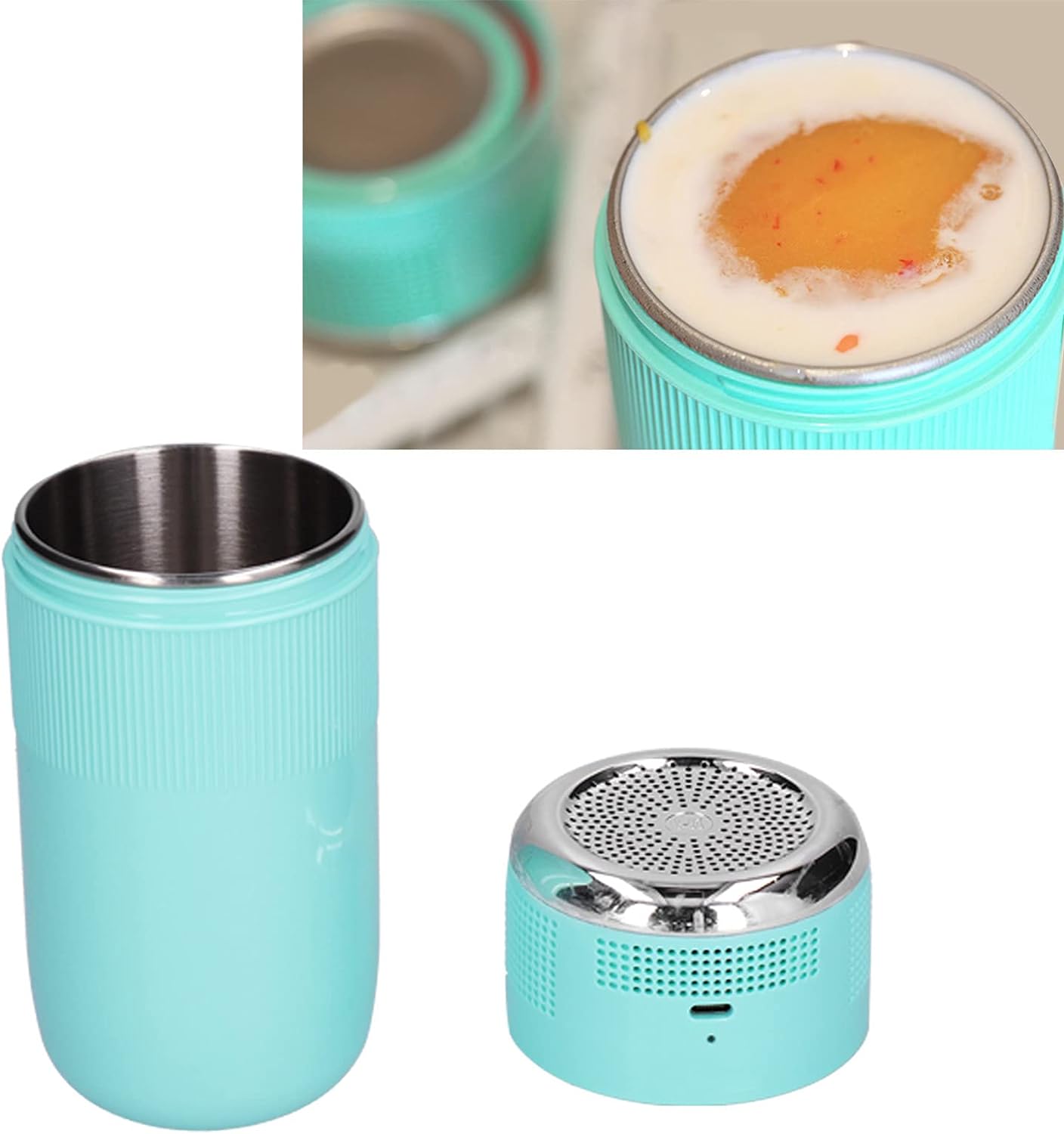 Small and Portable Refrigeration Cup Cooling Cup Portable Car Refrigeration Cup USB Fast Cooling Outdoor Sports Cold Kettle(Light Blue) - Amazing Gadgets Outlet