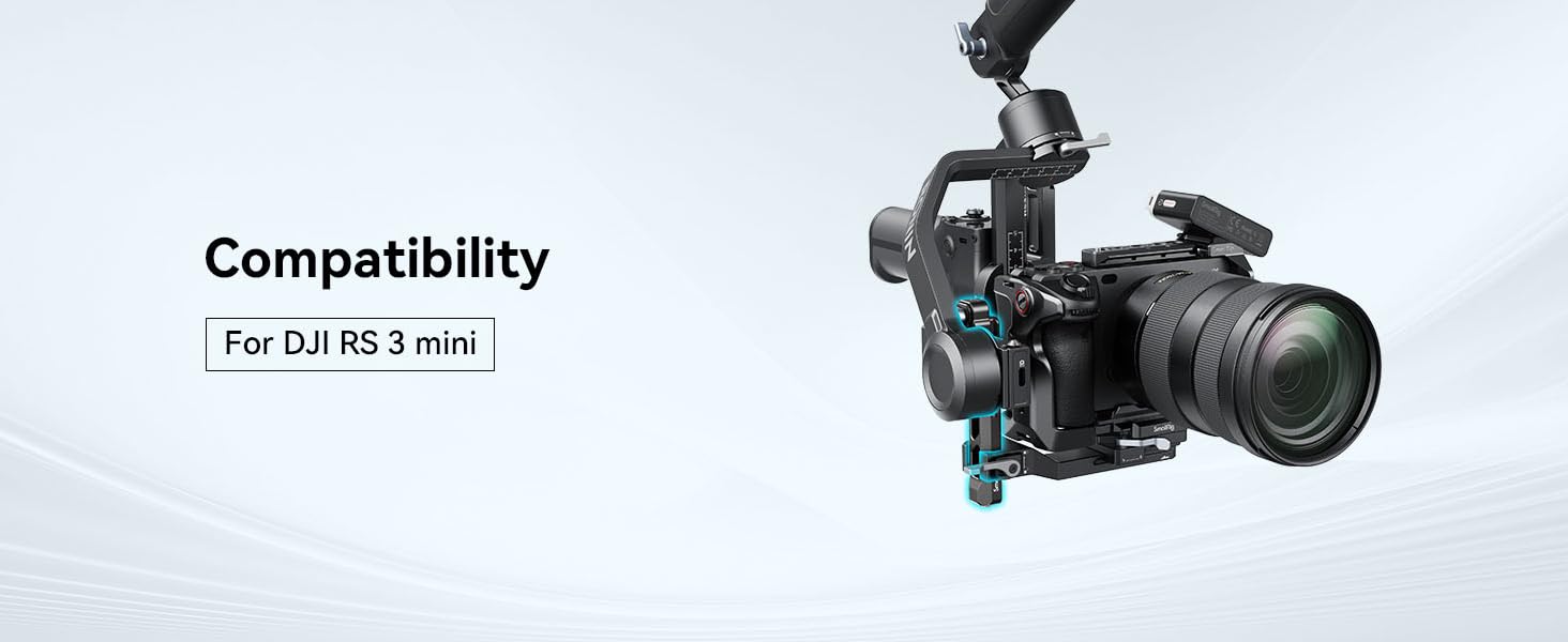 SMALLRIG RS 3 Mini Extended Vertical Arm, Extension Mount Plate for DJI RS 3 Mini - 4196 - Amazing Gadgets Outlet