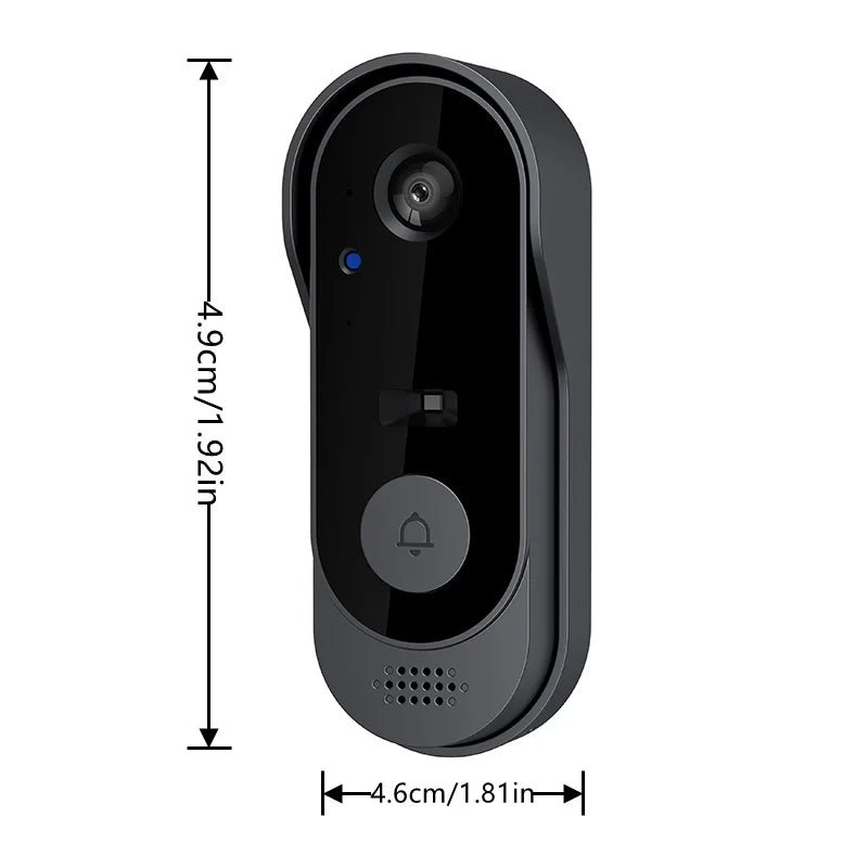 Smart Home WIFI Doorbell With Camera Waterproof 1080P HD IR Night Vision Wireless Doorbell Security Monitor Alarm Video Intercom - Amazing Gadgets Outlet