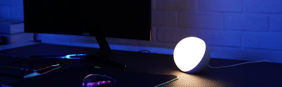 Smart Table Lamp, Dimmable Desk Lamp with App/Voice Control, LED RGB Color Changing Touch Lamp, Night Lamp for Bedroom Compatible with Alexa and Google Home - Amazing Gadgets Outlet