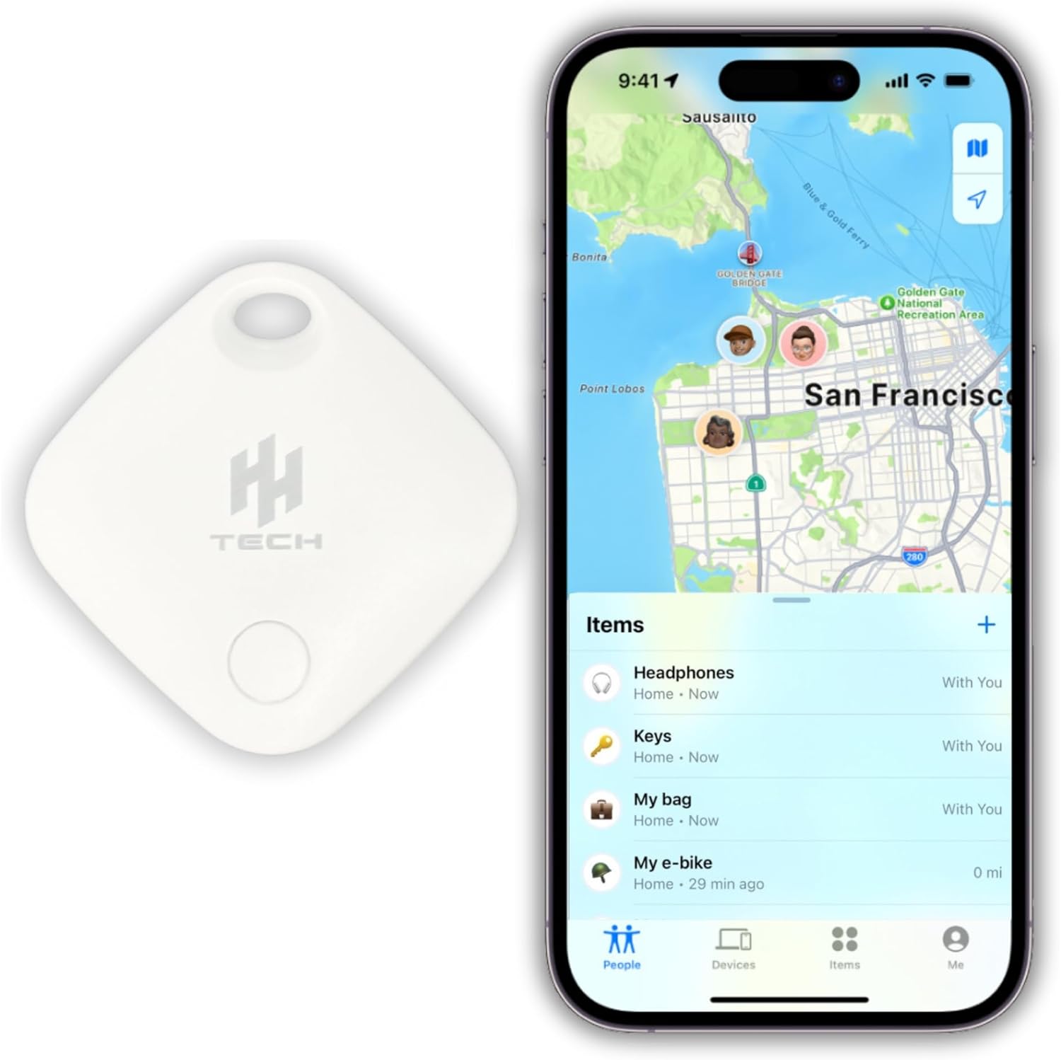 Smart Tag LITE (Pack 2) For Apple iOS Devices, Easily Track Your Item - Amazing Gadgets Outlet